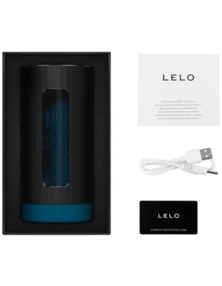 Lelo - f1s v3 masturbador masculino verde azulado xl