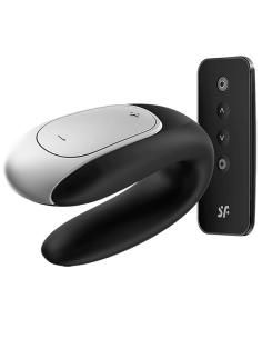 Satisfyer - double fun partner vibrador negro 2