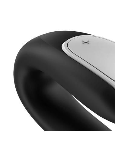 Satisfyer - double fun partner vibrador negro