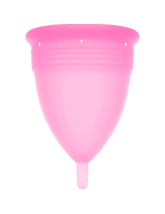 Stercup - copa menstrual fda silicona rosa - talla l