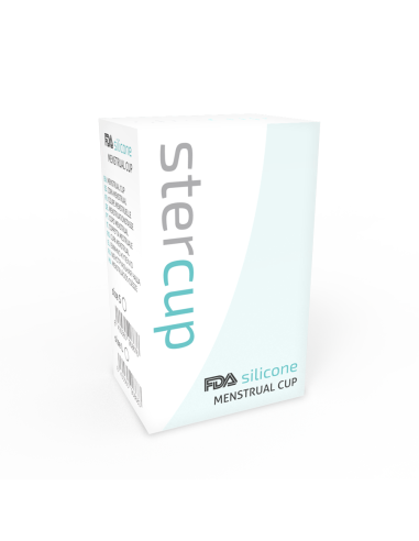 Stercup - copa menstrual fda silicona rosa - talla l