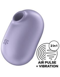 Satisfyer - pro to go 2 estimulador y vibrador doble beige