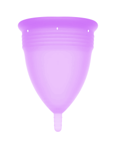 Stercup - copa menstrual fda silicona lila - talla l