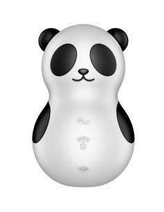 Satisfyer - pocket panda estimulador & vibrador blanco y negro