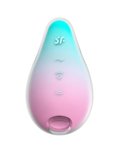 Satisfyer - mermaid vibes estimulador & vibrador menta y rosa