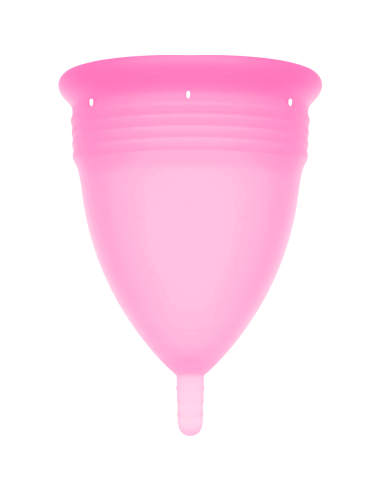 Stercup - copa menstrual fda silicona rosa - talla s