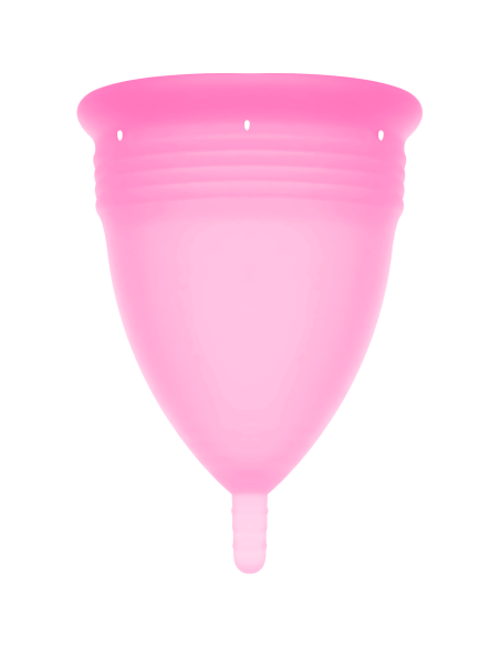 Stercup - copa menstrual fda silicona rosa - talla s