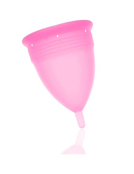 Stercup - copa menstrual fda silicona rosa - talla s