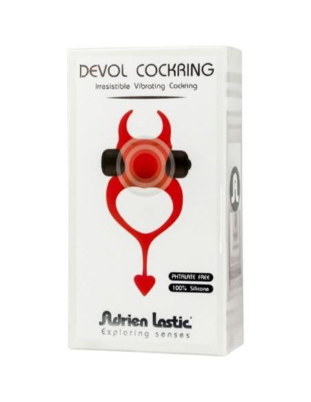 Adrien lastic - devol cockring anillo vibrador rojo