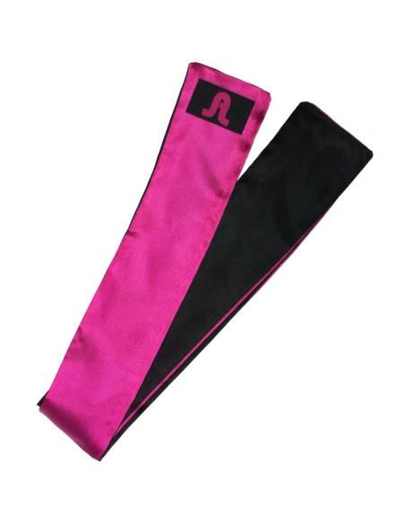 Adrien lastic - venda satin reversible rosa/negro