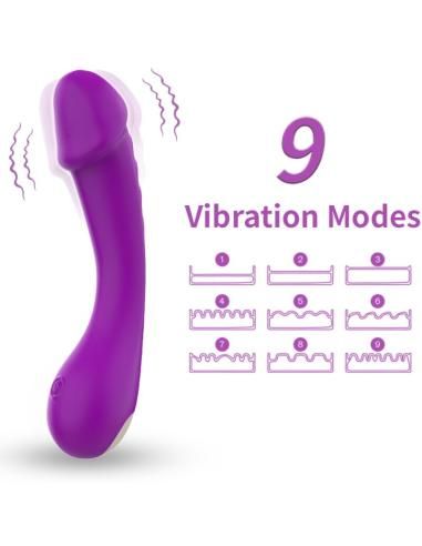 Armony - dildo vibrador punto g silicona violeta