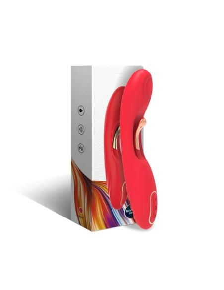 Armony - vibrador con lengua oscilante rojo