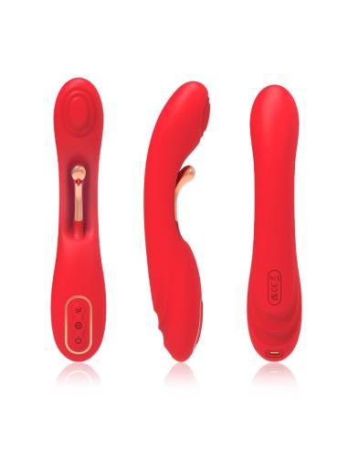 Armony - vibrador con lengua oscilante rojo