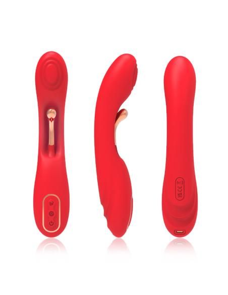 Armony - vibrador con lengua oscilante rojo