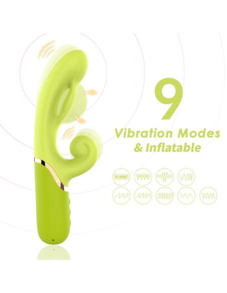 Armony - vibrador estimulador punto a inflable verde
