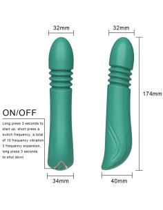 Armony - vibrador & thrusting punto g verde 2