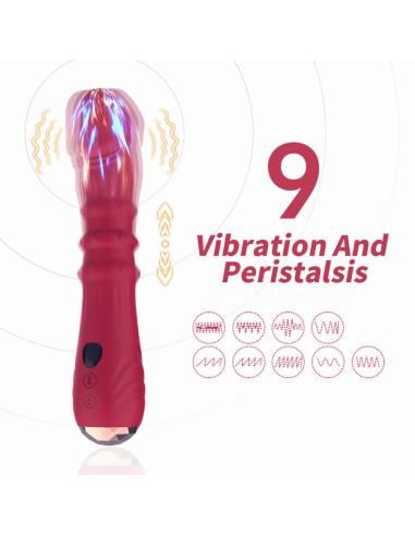 Armony - dildo vibrador estimulador punto a termoajustable rojo