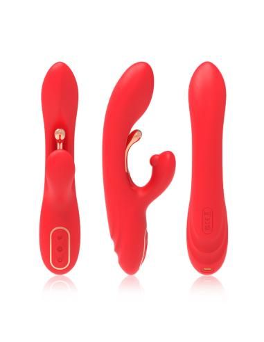 Armony - vibrador estimulador punto g y clÍtoris con lengua oscilante rojo