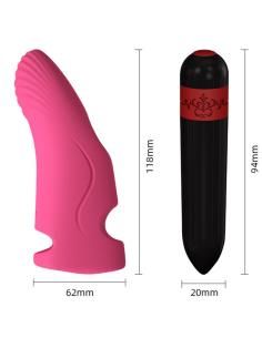 Armony - aurora vibrador dedal fucsia