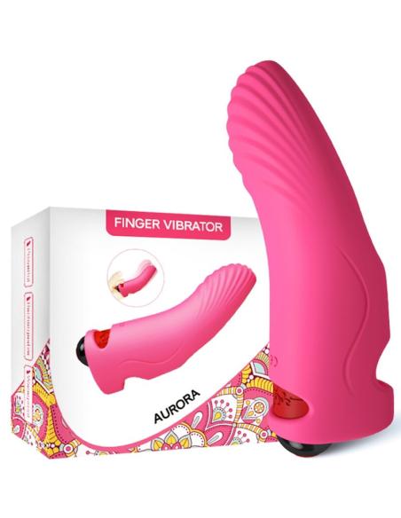 Armony - aurora vibrador dedal fucsia