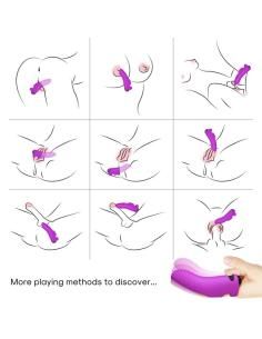 Armony - aurora vibrador dedal violeta 2