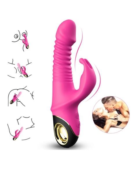 Armony - zing dildo vibrador rabbit fucsia
