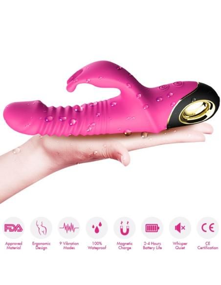 Armony - zing dildo vibrador rabbit fucsia
