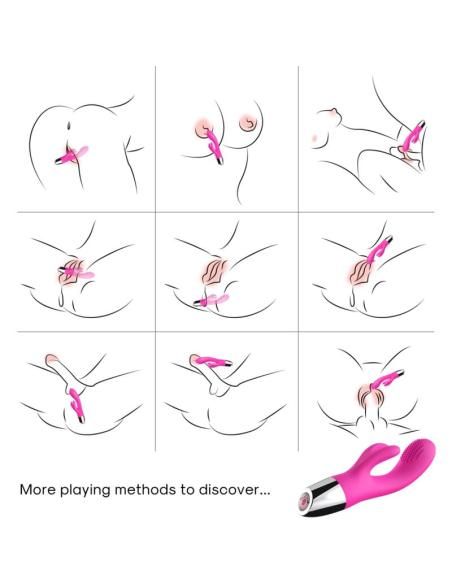 Armony - vibrador rabbit fucsia