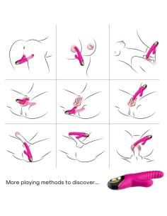 Armony - eternity vibrador silicona fucsia 2