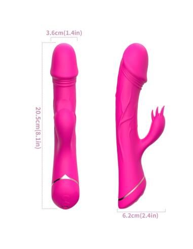 Armony - dildo vibrador rabbit silicona fucsia