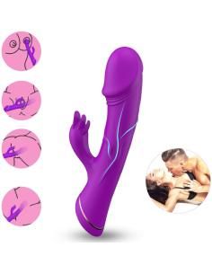 Armony - dildo vibrador rabbit silicona violeta 2