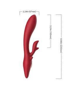 Armony - elk vibrador rabbit curvo red 2
