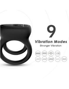 Armony - doble anillo vibrador negro 2