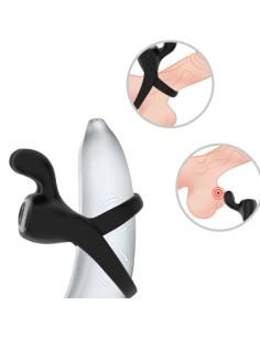 Armony - anillo vibrador rabbit negro 2