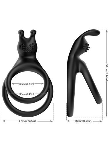 Armony - tensy anillo doble rabbit luminoso