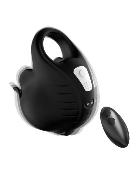Armony - cupping anillo vibrador control remoto negro