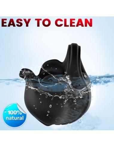 Armony - cupping anillo vibrador control remoto negro
