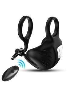 Armony - manta anillo vibrador testÍculos control remoto negro
