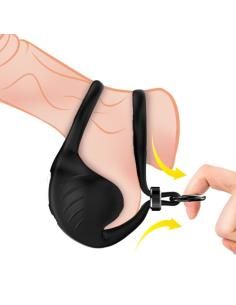 Armony - manta anillo vibrador testÍculos control remoto negro 2