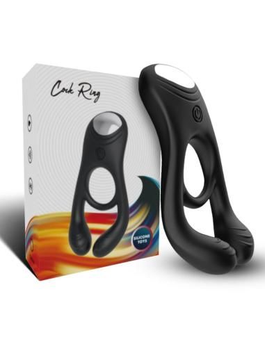 Armony - veyron anillo vibrador doble pinza control remoto negro