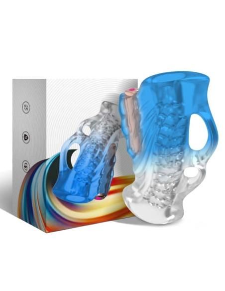 Armony - masturbator dedal & vibrador azul degradado