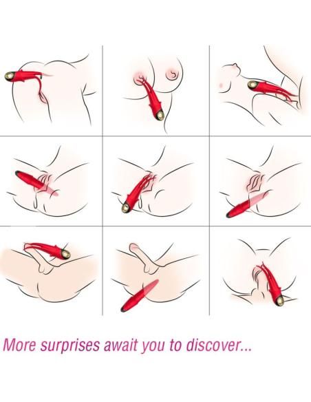 Armony - shadow vibrador pinza rojo