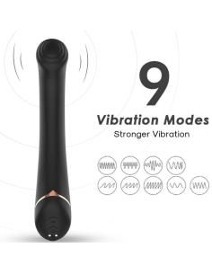 Armony - vibrador cabeza plana silicona negro