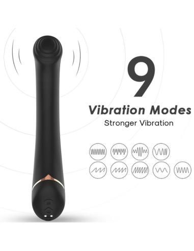 Armony - vibrador cabeza plana silicona negro