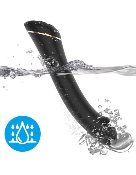 Armony - vibrador cabeza plana silicona negro