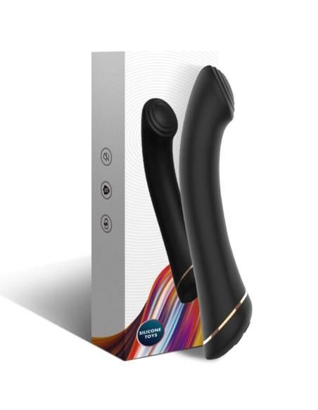 Armony - vibrador cabeza plana silicona negro