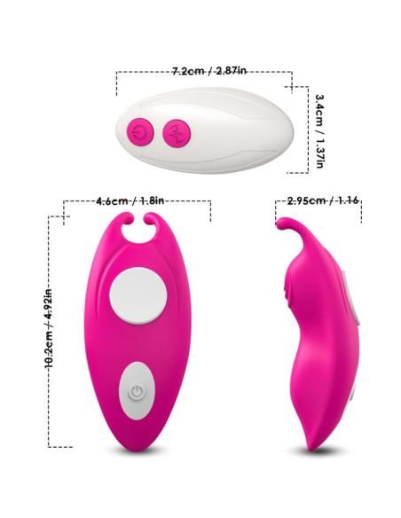 Armony - honeybee panties vibrador punto g control remoto fucsia