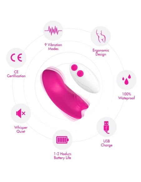 Armony - butterfly panties vibrador control remoto rosa