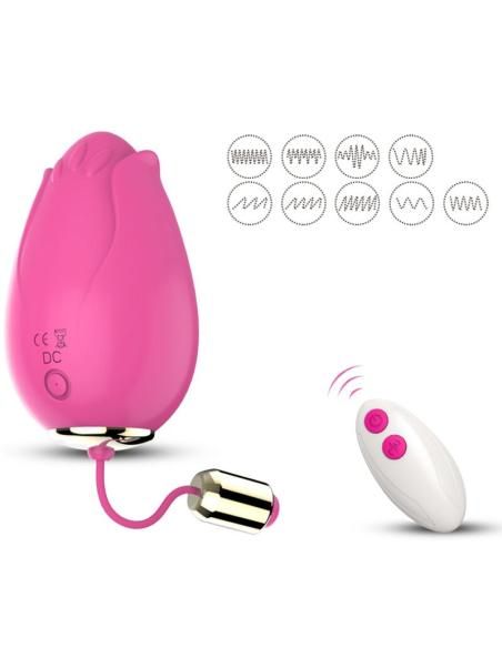 Armony - mandala huevo vibrador punto g control remoto fucsia