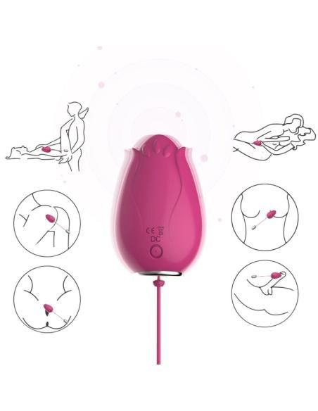 Armony - mandala huevo vibrador punto g control remoto fucsia